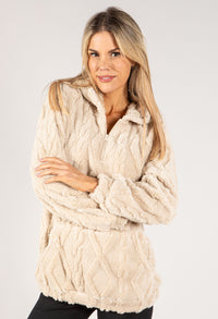 Jacquard Cosy Sherpa Snuggle Top