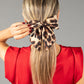 Large Leopard Print Hair Bow