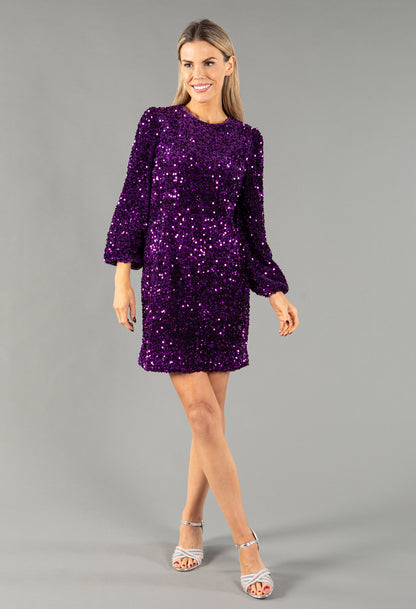 Velvet Sequin Dress