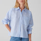 Fokia Striped Blue Shirt