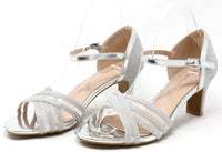 Shimmer Ribbon Heel