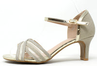 Shimmer Ribbon Heel