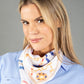 Chain Print Neck Scarf