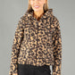 Leopard Print Hooded Jacket