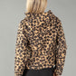 Leopard Print Hooded Jacket