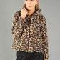 Leopard Print Hooded Jacket