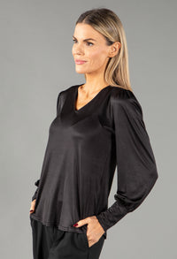 V-Neck Wide Cuff Top