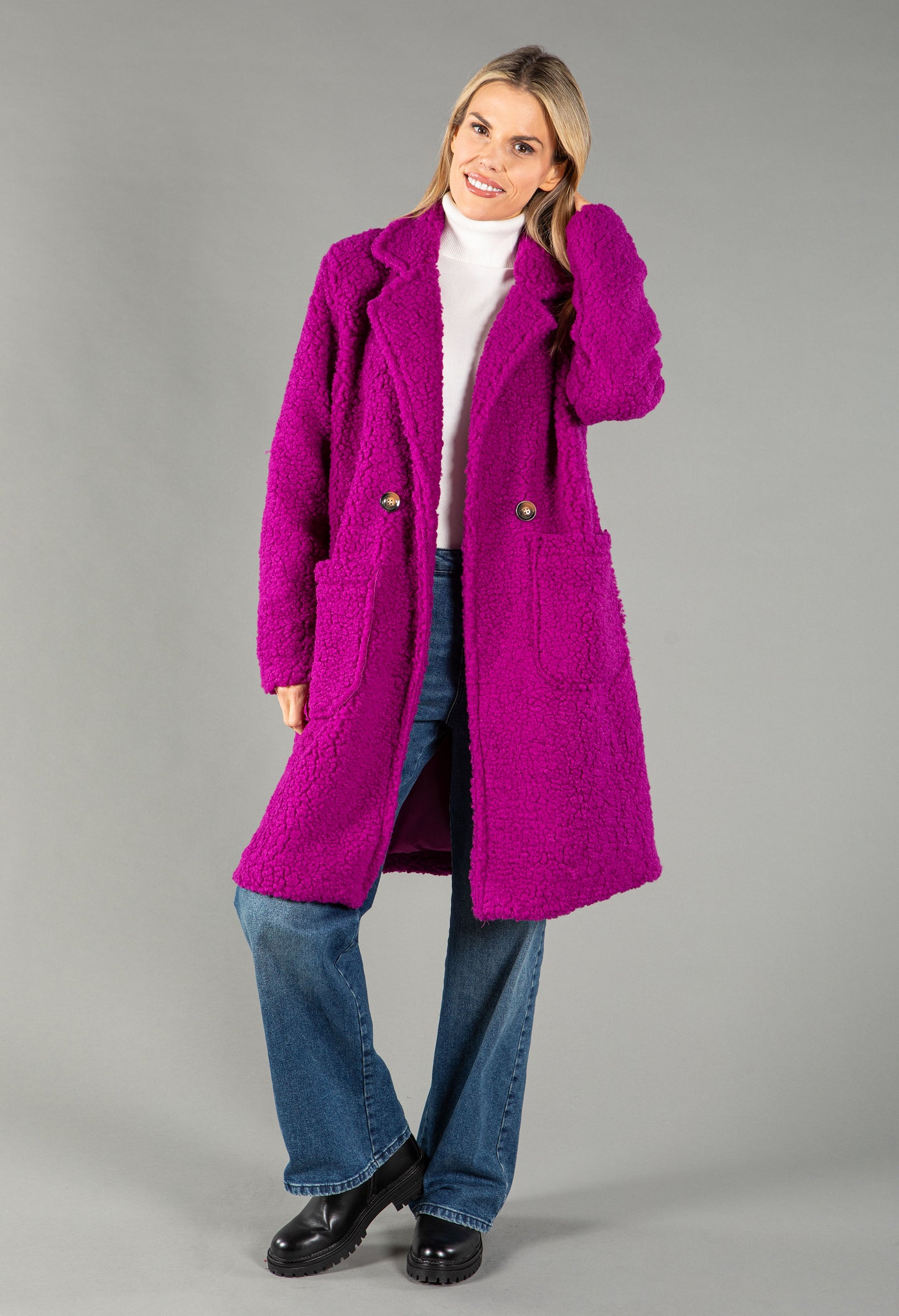 Longline Teddy Coat