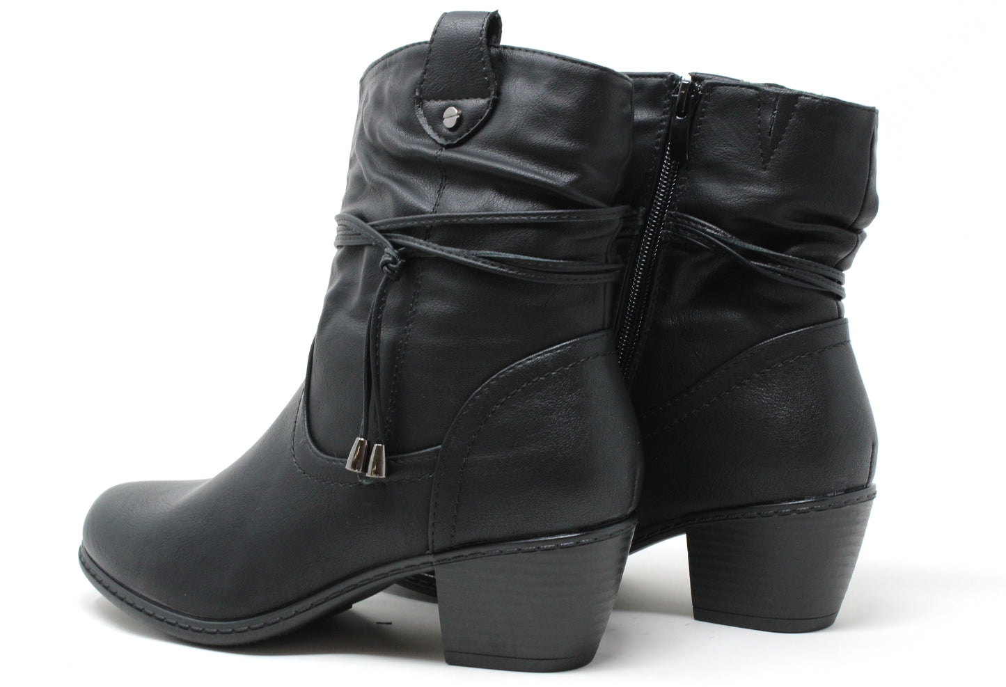 Ruched Ankle Boot