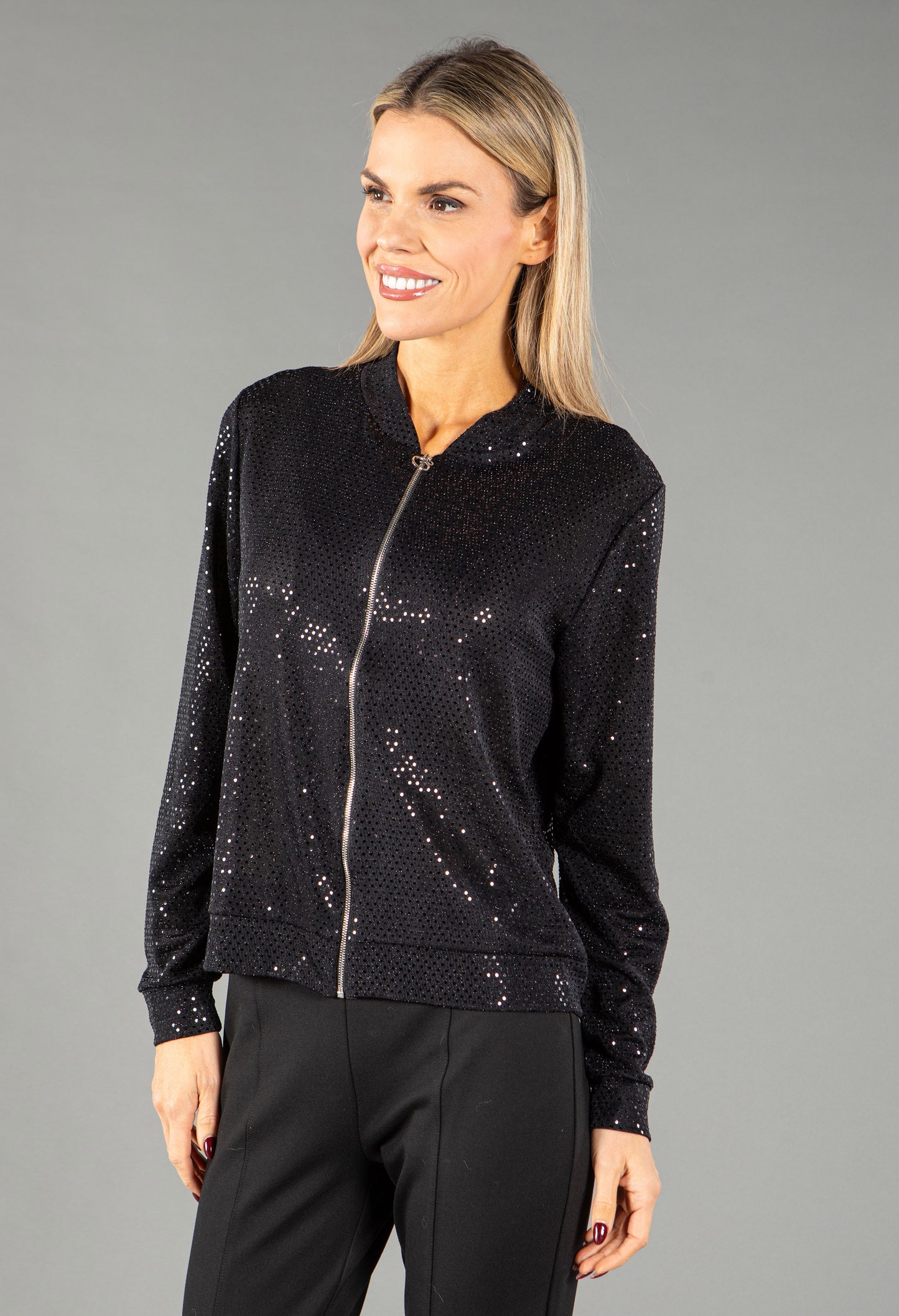 Sequin Bomber Jacket