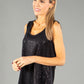 Sleeveless Sparkle Cami