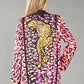 Leopard Print Colour Pop Blazer