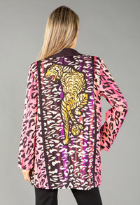 Leopard Print Colour Pop Blazer