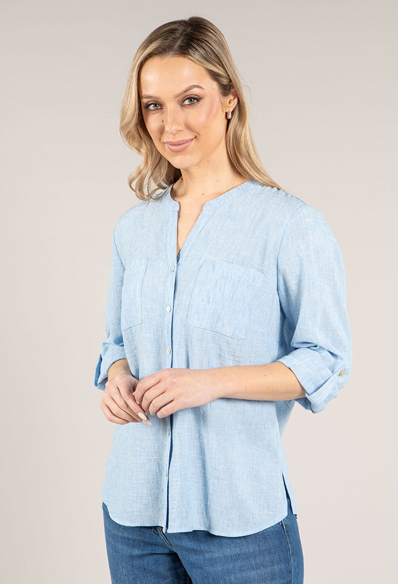 Summer Linen Look Shirt