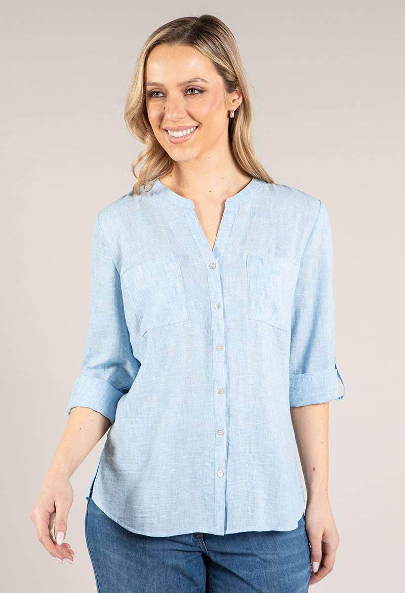 Summer Linen Look Shirt