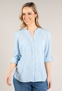 Summer Linen Look Shirt