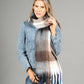 Super Soft Tassel End Check Scarf