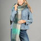 Super Soft Tassel End Check Scarf