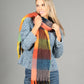 Super Soft Tassel End Check Scarf