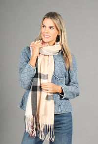 Soft Check Scarf