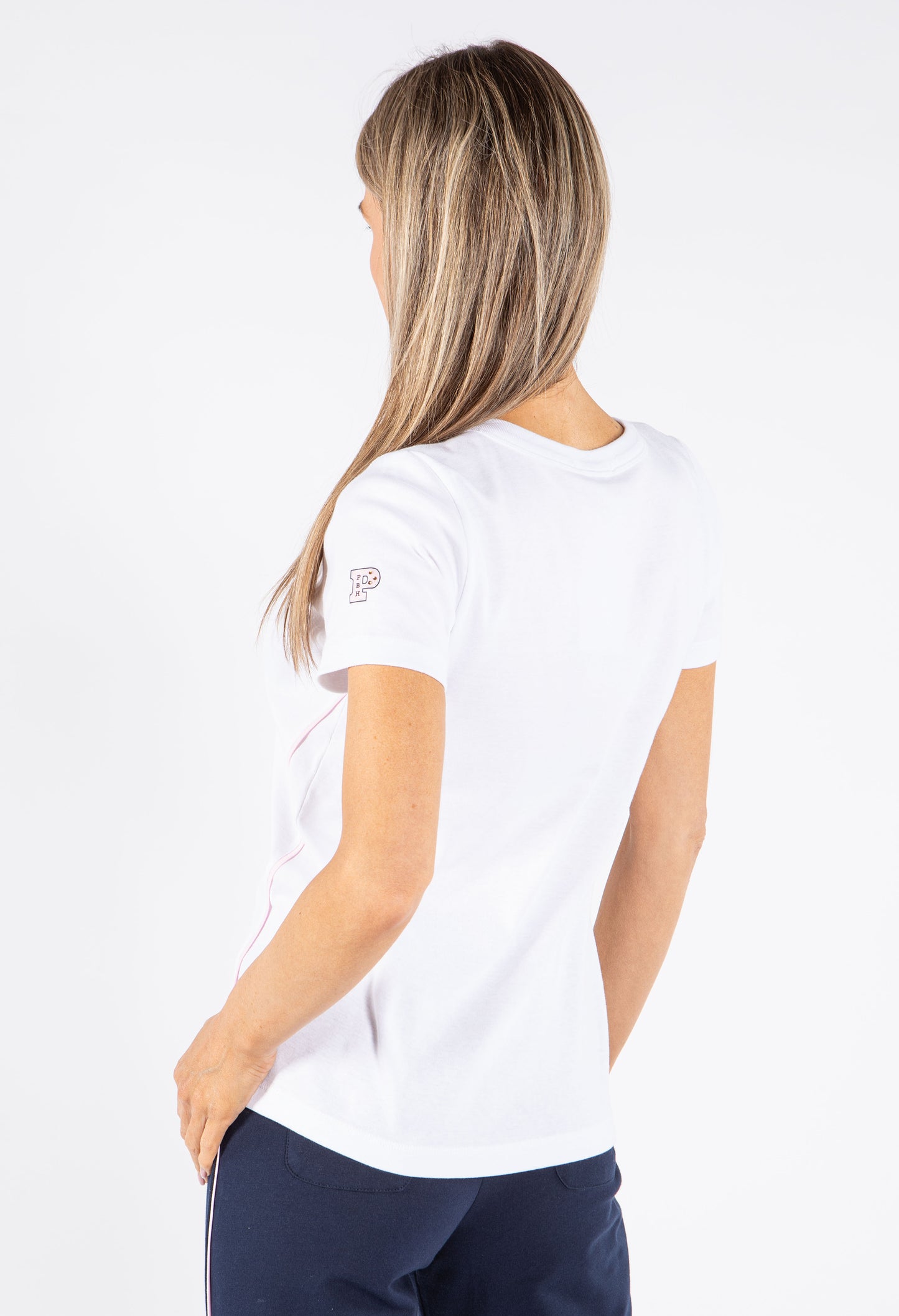 Contrast Side Piping T-Shirt