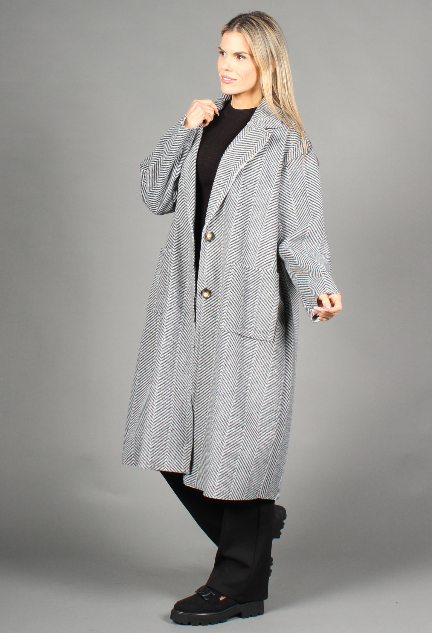 Soft Touch Structured Coat