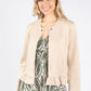 Frill Hem Suedette Jacket