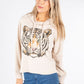 Super Soft Touch Tiger Print Knit