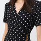 Polka Dot Wrap Jumpsuit