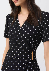 Polka Dot Wrap Jumpsuit