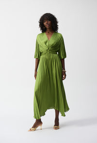 Maxi A-line V-neck Dress