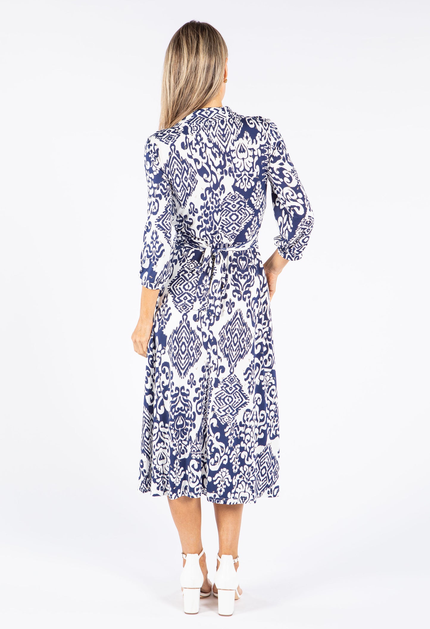 Printed Midi Dress