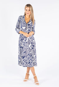 Printed Midi Dress