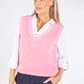 Soft Knit V Neck Vest