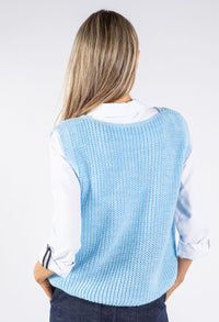 Soft Knit V Neck Vest