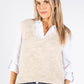 Soft Knit V Neck Vest