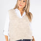 Soft Knit V Neck Vest