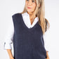 Soft Knit V Neck Vest