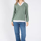 Super Soft Two in One V Neck Pullover