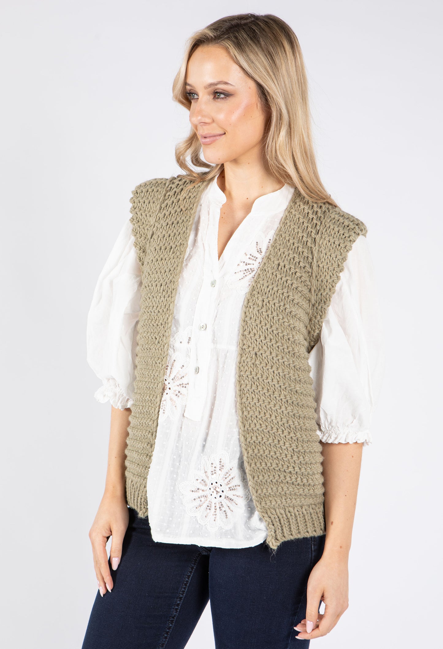 Chunky Knit Vest