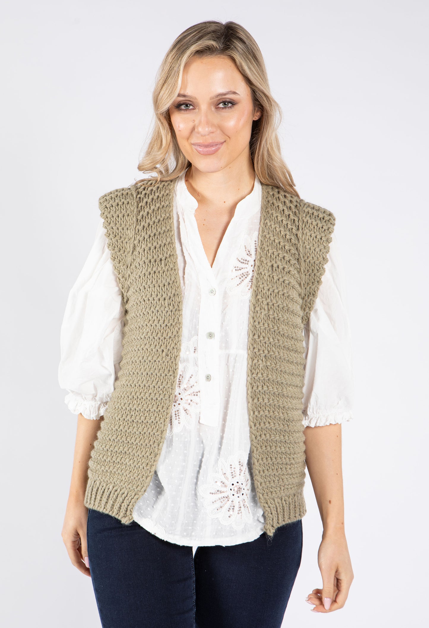 Chunky Knit Vest