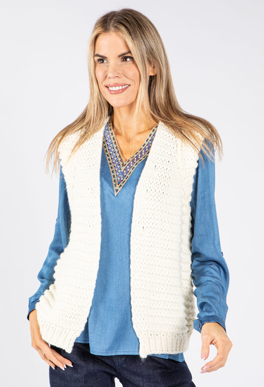 Chunky Knit Vest