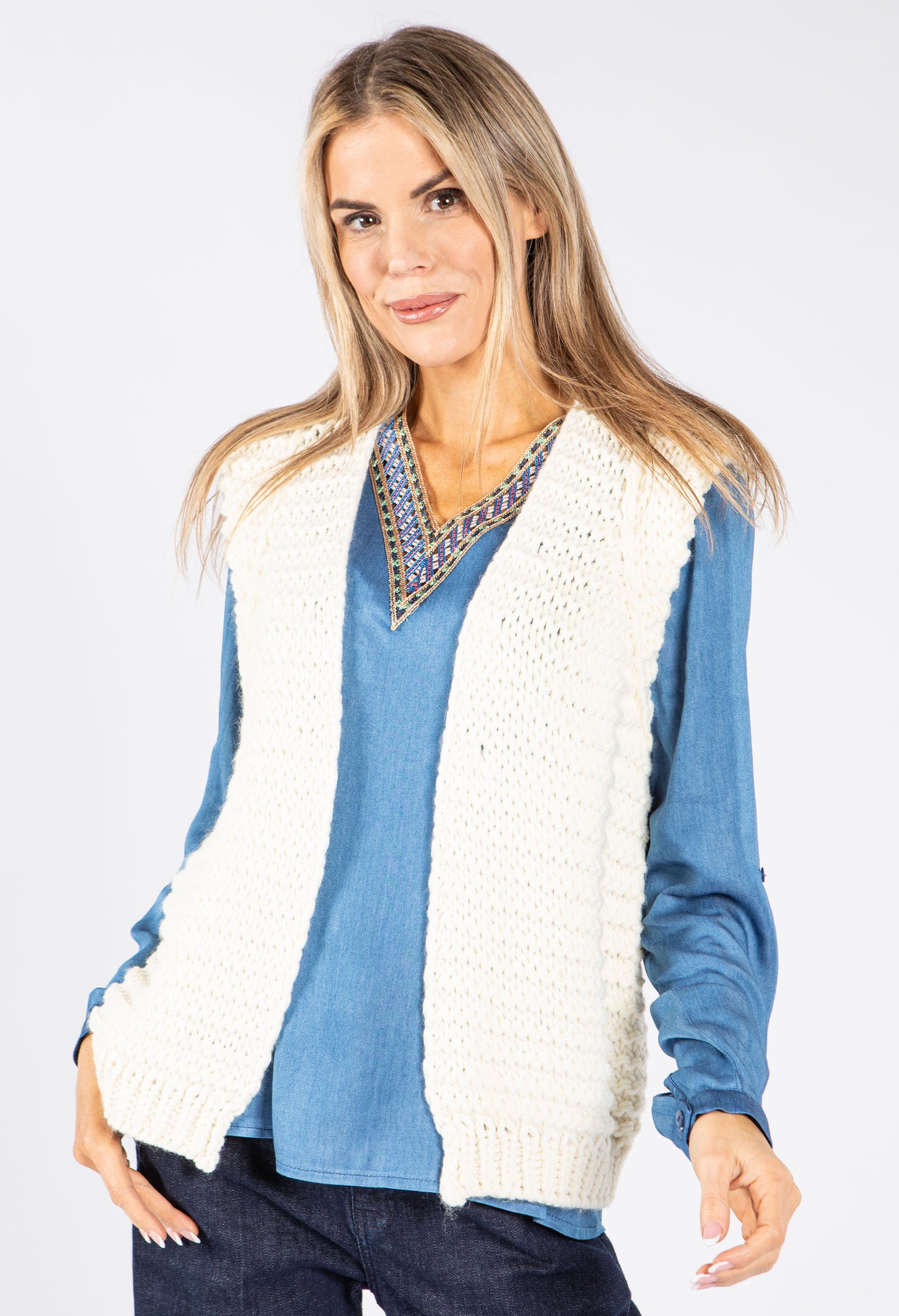 Chunky Knit Vest