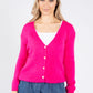 V Neck Buttoned Cardigan