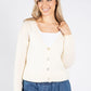 V Neck Buttoned Cardigan