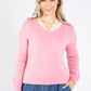 Soft Touch V Neck Knit Pullover