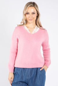 Soft Touch V Neck Knit Pullover