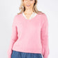 Soft Touch V Neck Knit Pullover