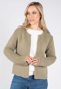 Ribbed Knit Cardi