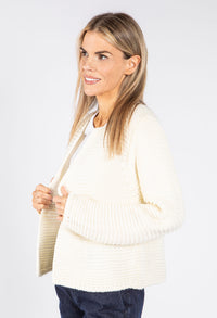 Ribbed Knit Cardi